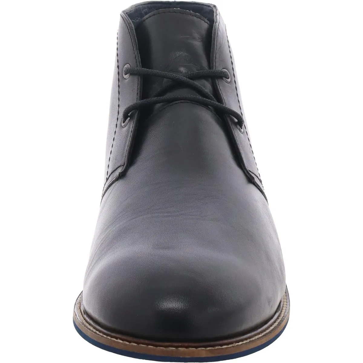 Mens Comfort Insole Leather Chukka Boots