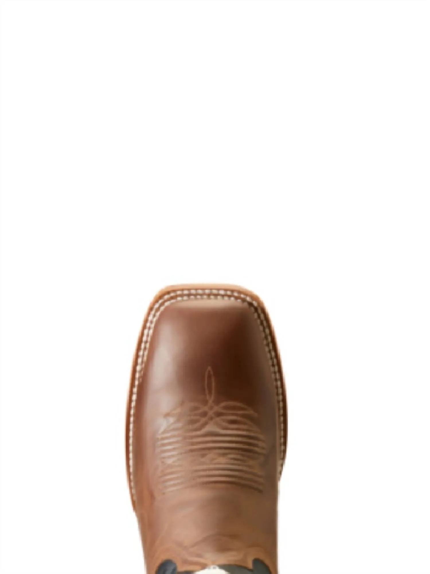 Mens Crosshair Western Boot In Black/tan