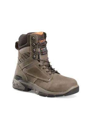 Men's Duke 8" Waterproof Work Boots In Brown