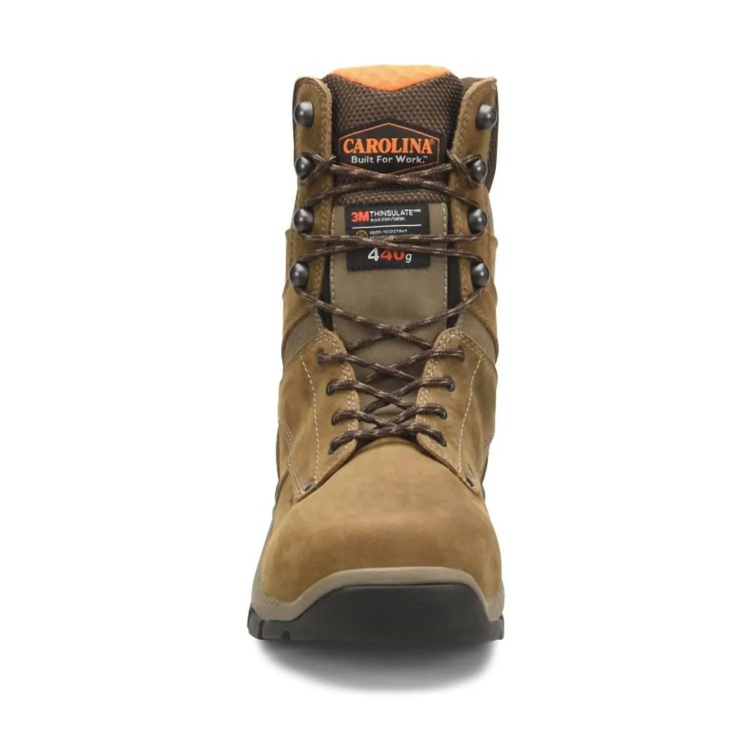 Men's Duke 8" Waterproof Work Boots In Brown