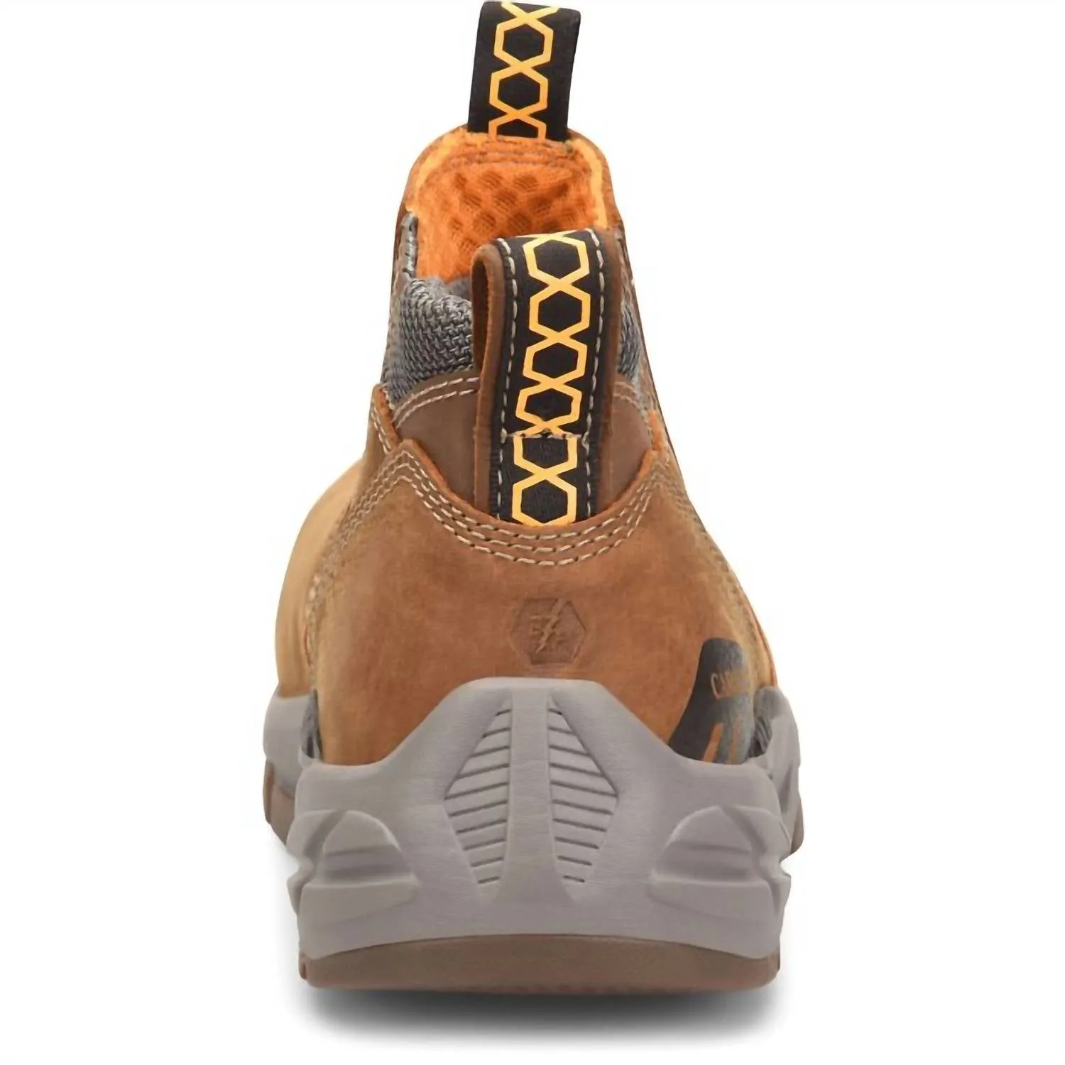 Men's Duke Composite Toe Slip On Work Boots In Brown