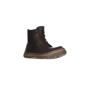 MenS Edmund Corsica Lace Up Insulated Boots In Dark Brown