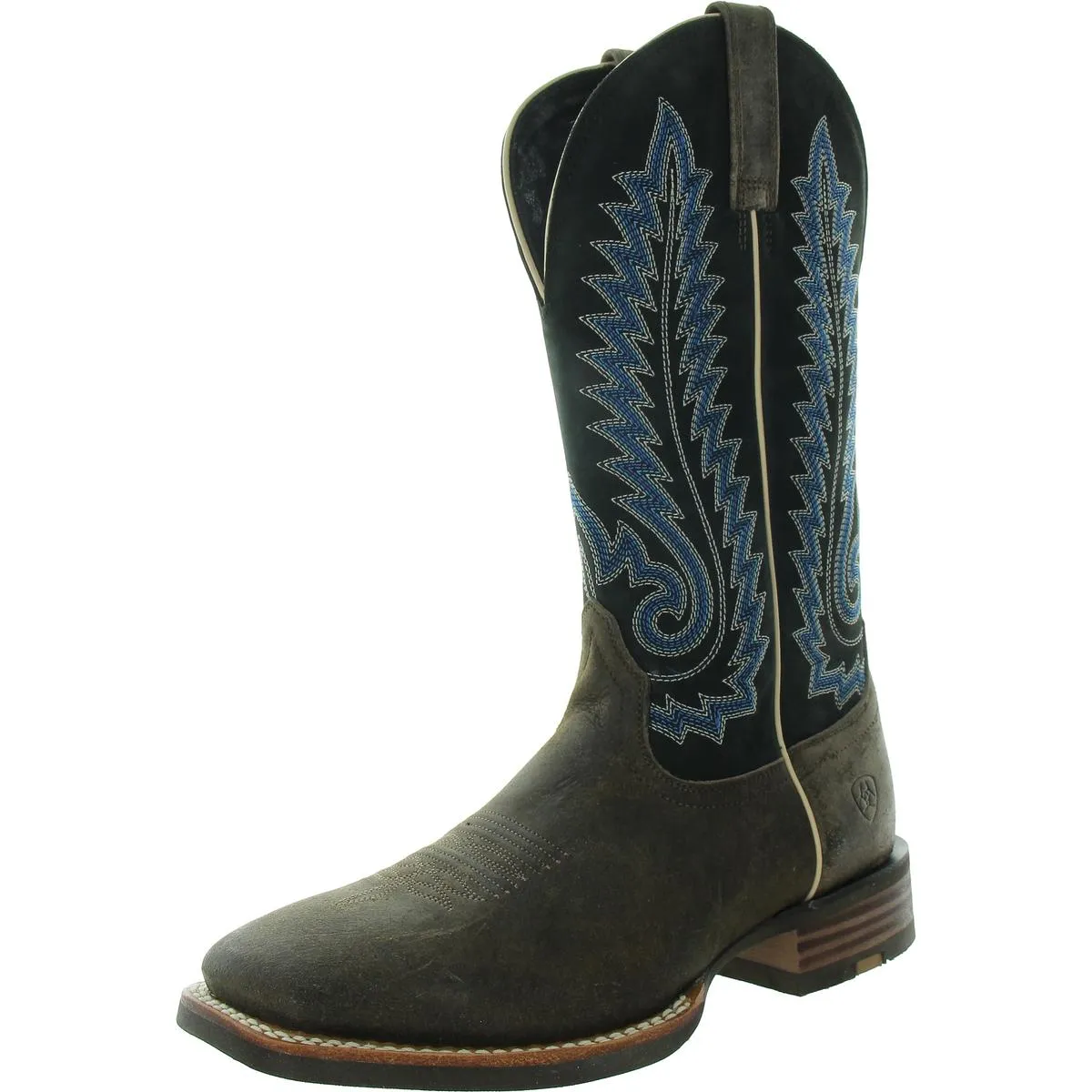 Mens Embossed Leather Cowboy, Western Boots