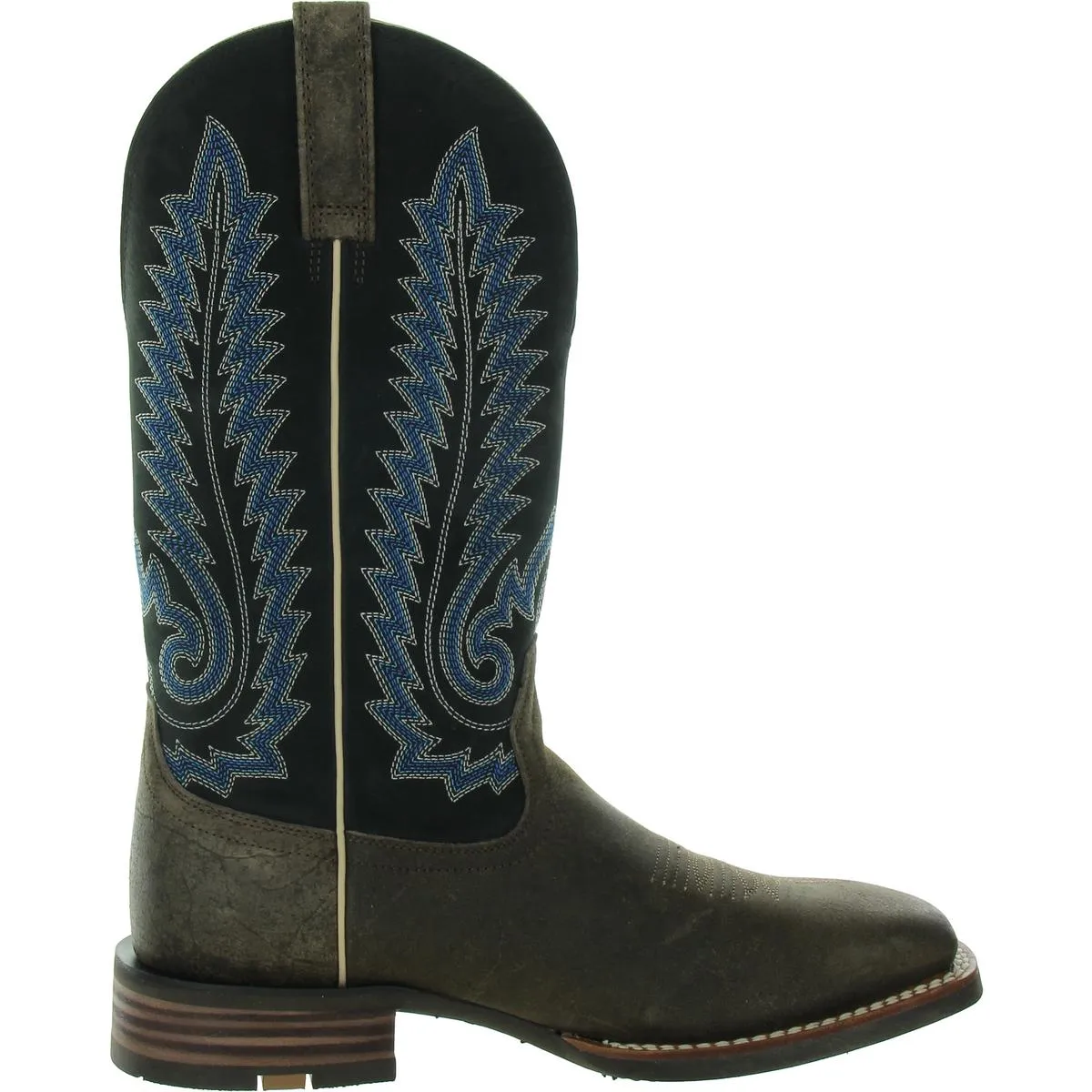 Mens Embossed Leather Cowboy, Western Boots