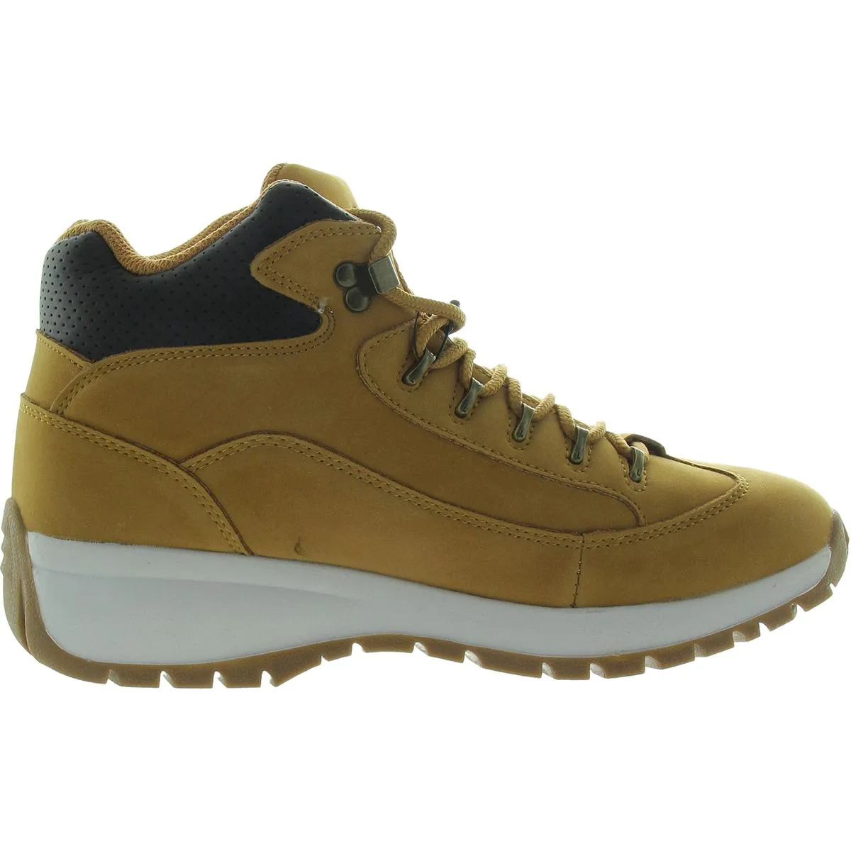 Mens Faux Suede Combat & Lace-Up Boots