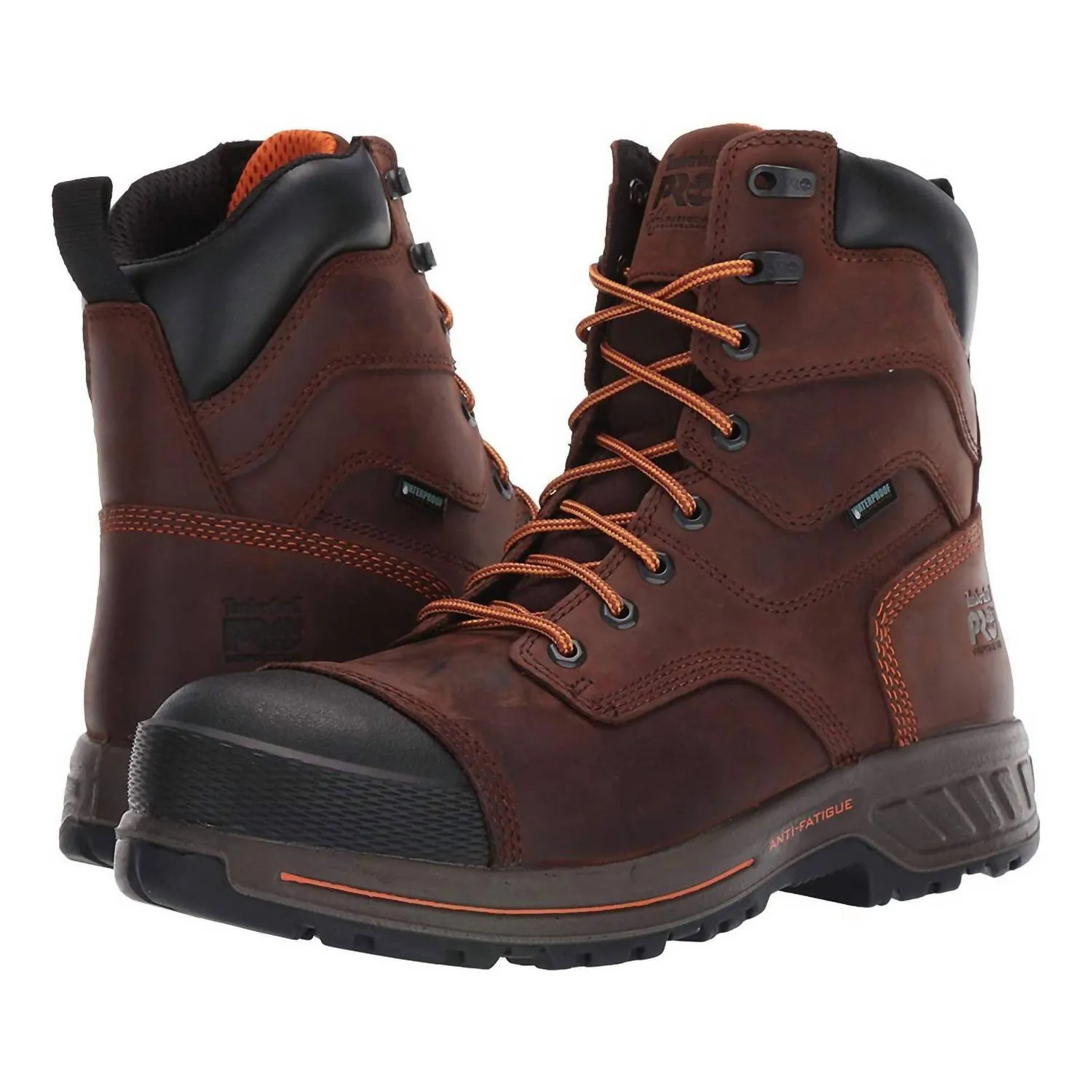 Men's Helix Hd 8" 400 Gram Insulated Work Boots In Brown