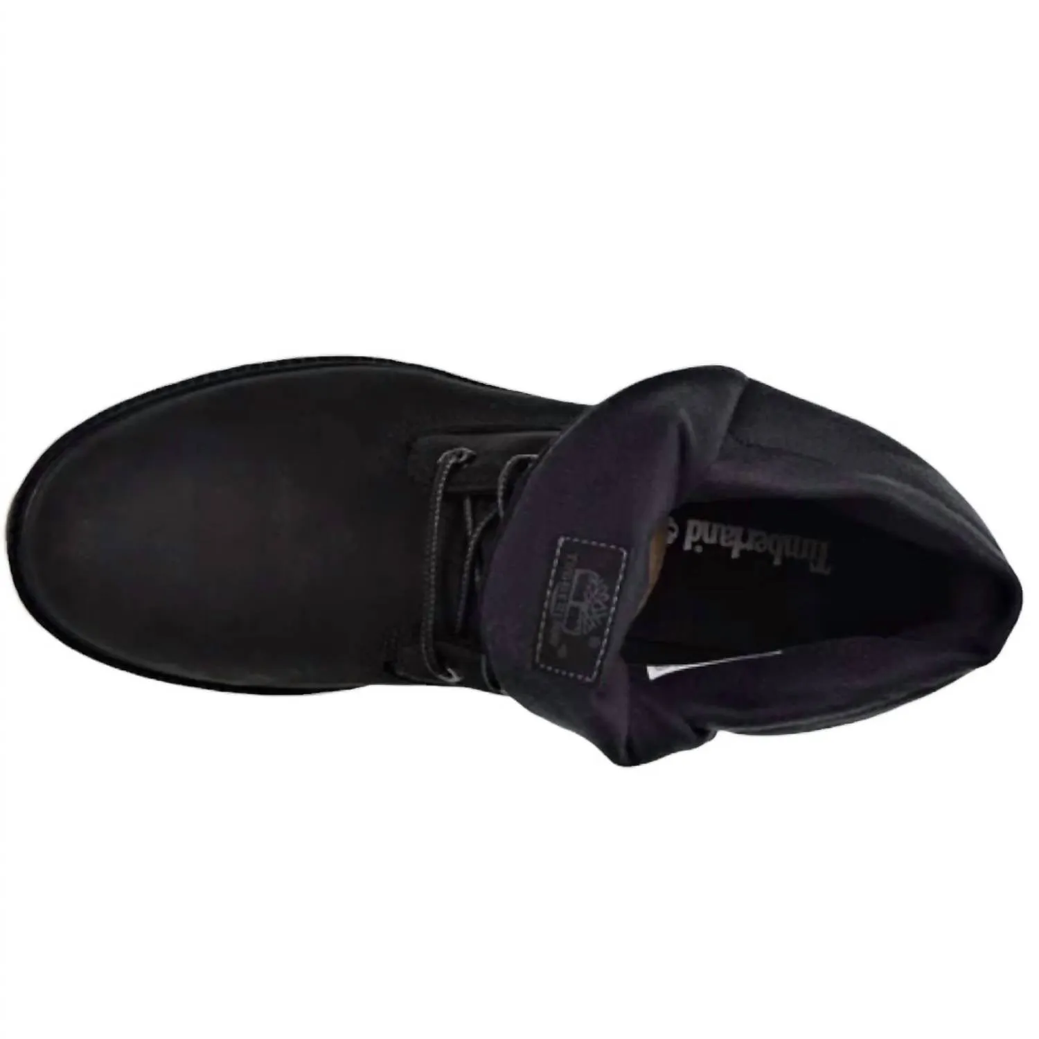Men's Heritage Roll Top Boots In Black Nubuck