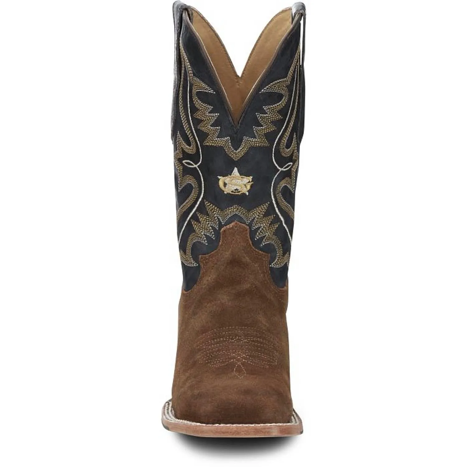 Men's Justin George Strait Dill Boot In Brown/blue