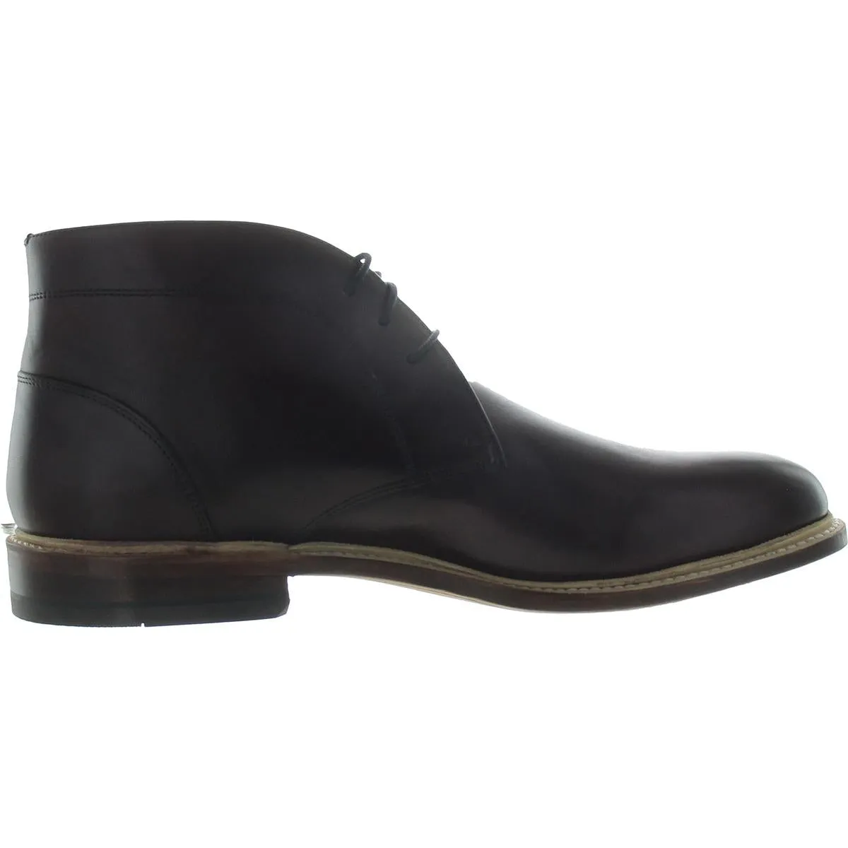 Mens Lace-Up Leather Chukka Boots