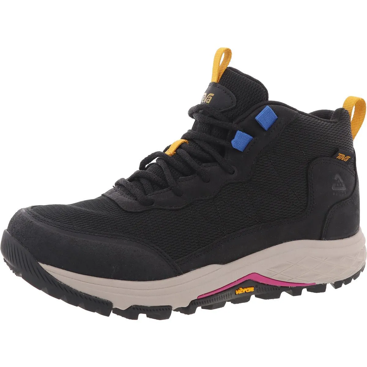 Mens Lace-Up Leather Hiking Boots