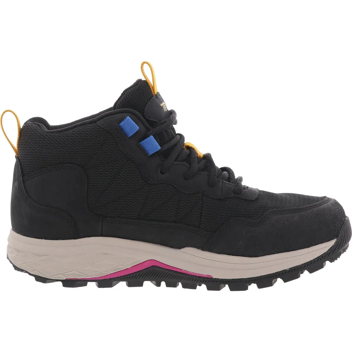 Mens Lace-Up Leather Hiking Boots