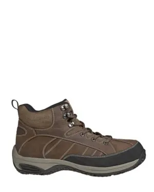 Men's Lawrence Steel Toe Boot In Dark Brown Suede