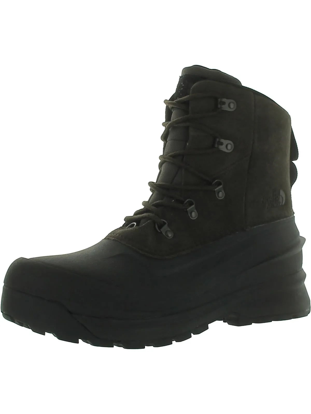 Mens Leather Insulated Winter & Snow Boots