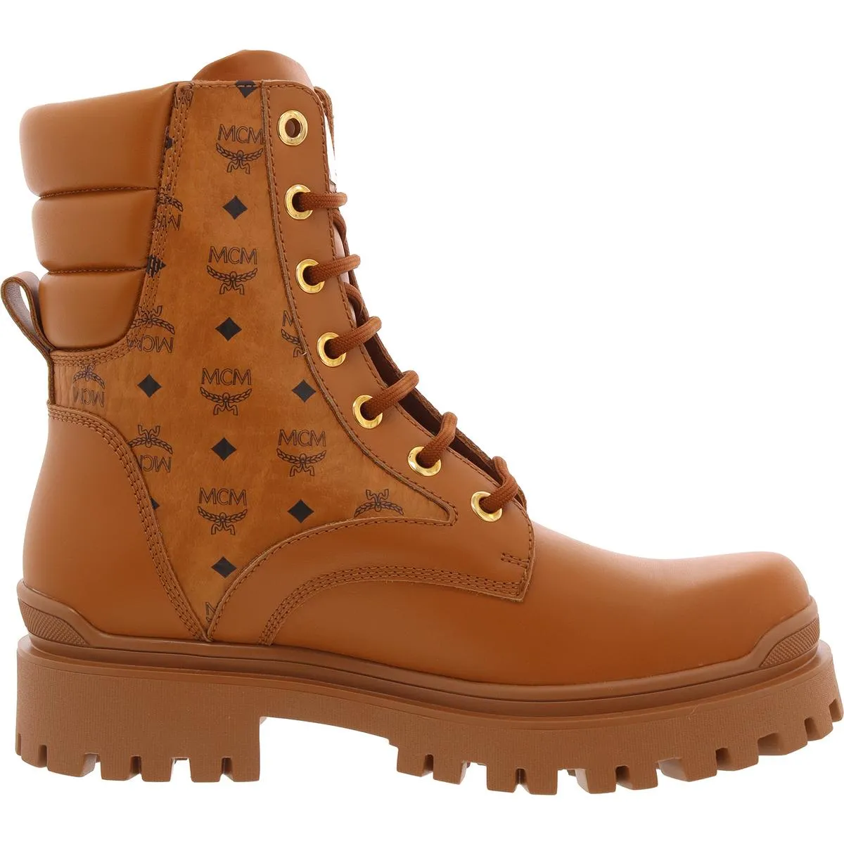 Mens Leather Lugged Sole Combat & Lace-up Boots