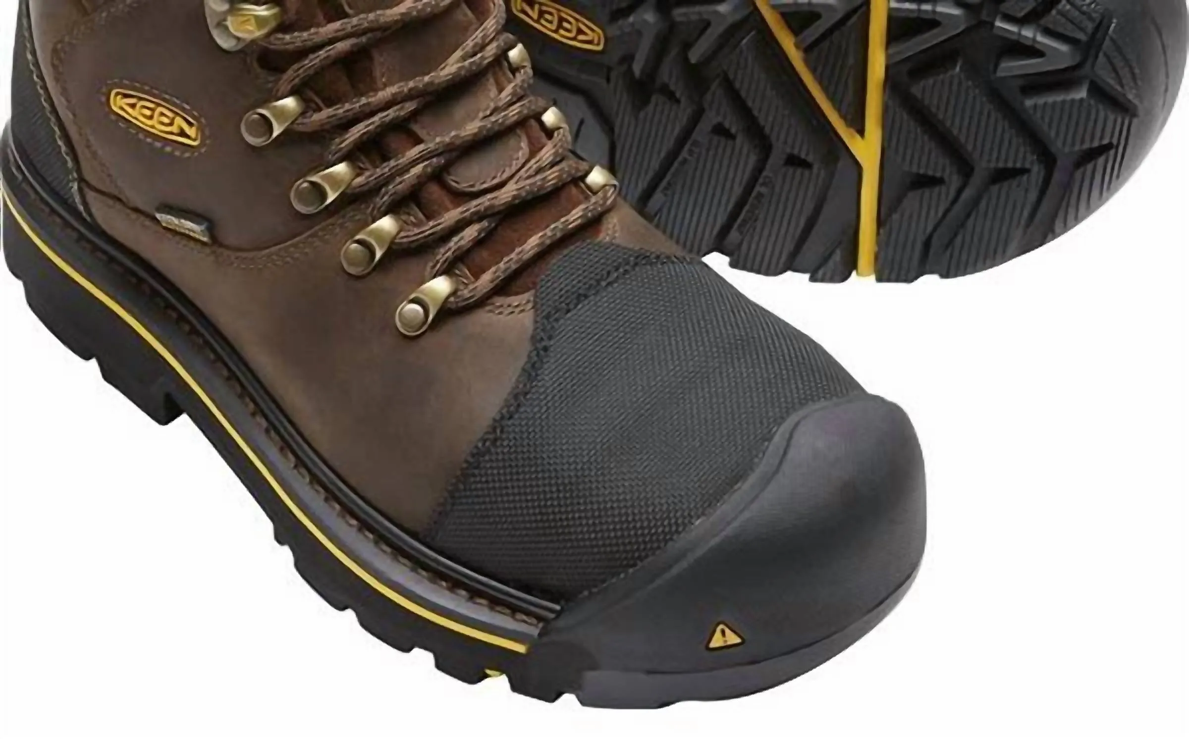 Men's Milwaukee Waterproof Steel Toe Work Boots In Dark Earth