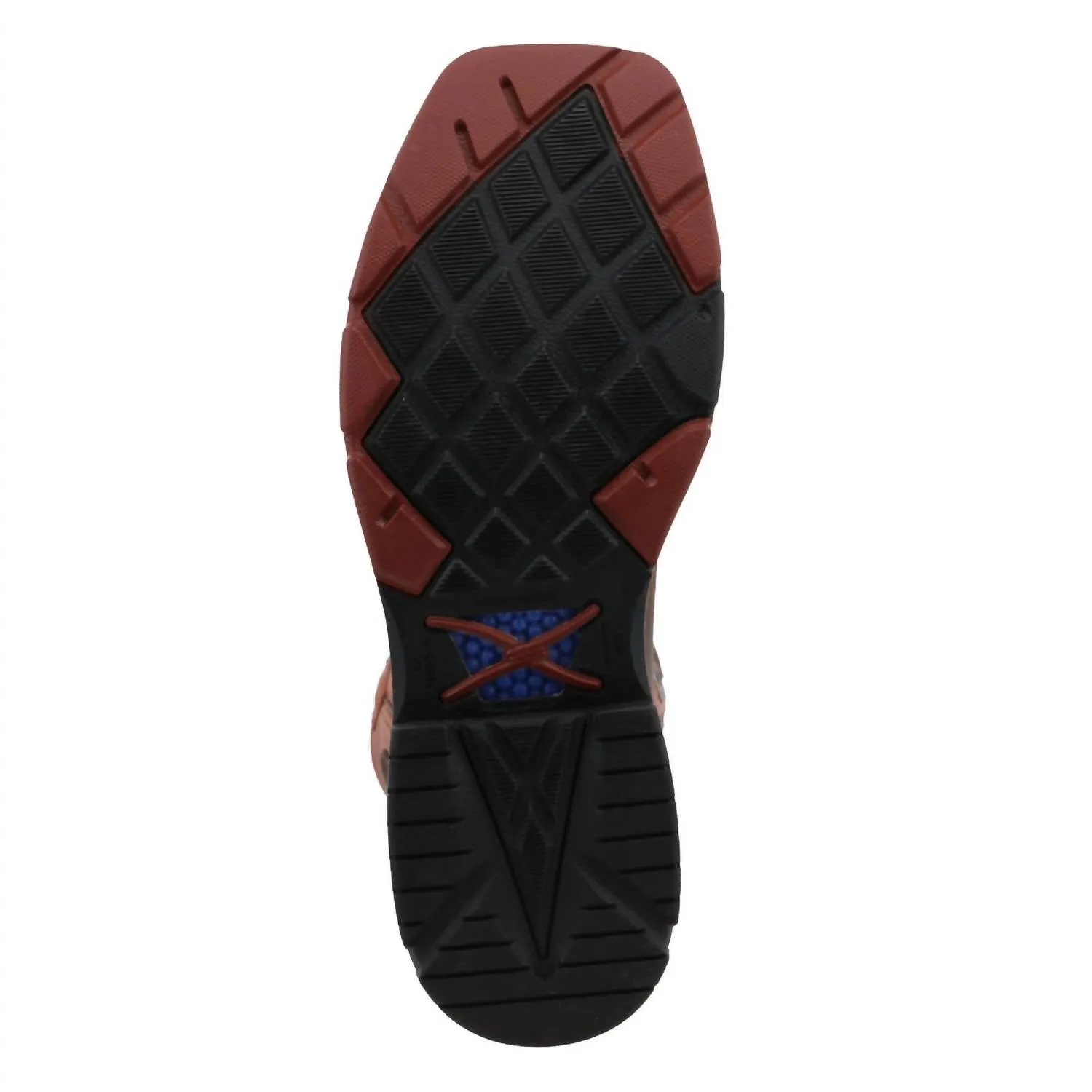Men's Nano Safety-Toe Work Boot In Brown/orange