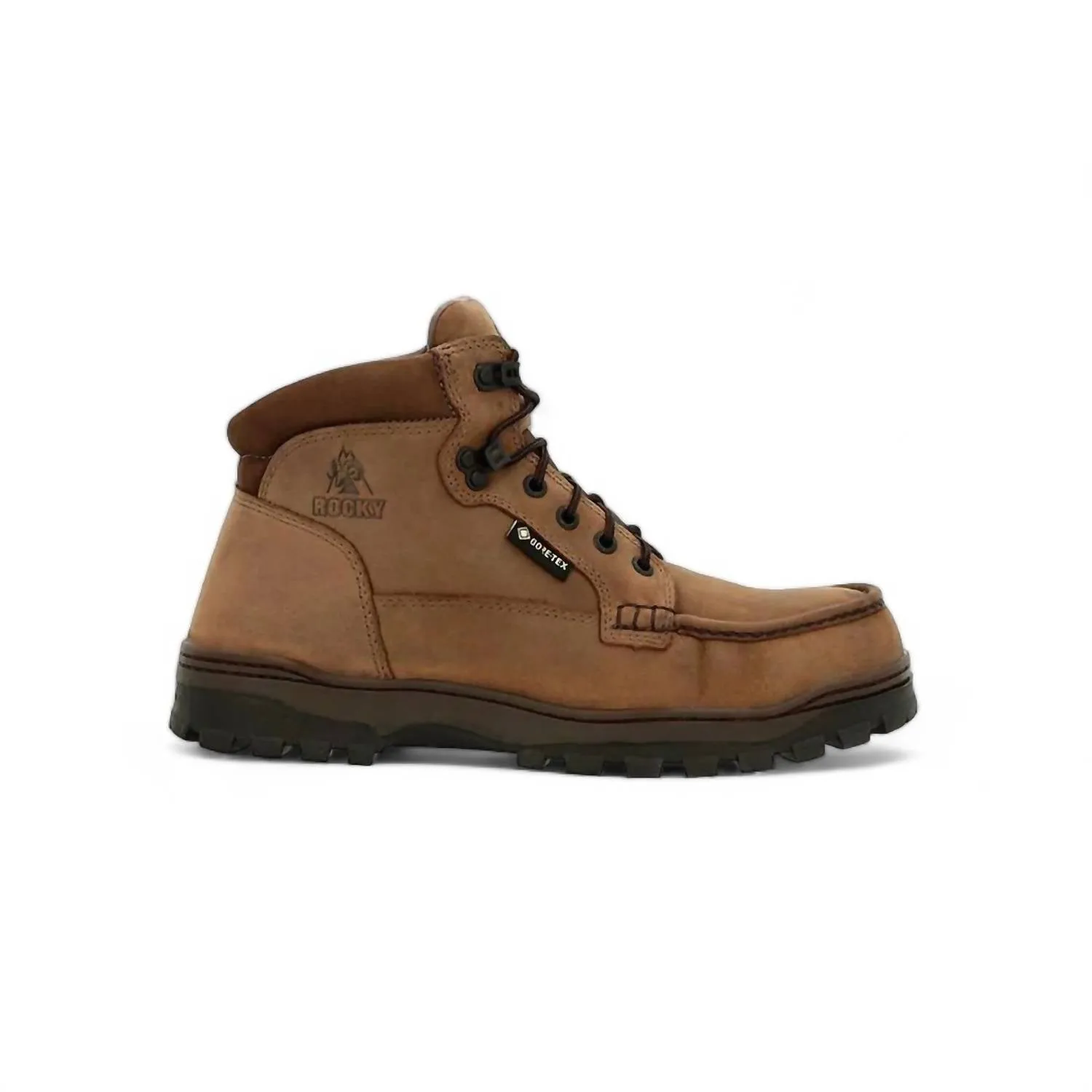 Men's Outback Gore-Tex Waterproof Steel Toe Work Boot - Wide Width In Brown