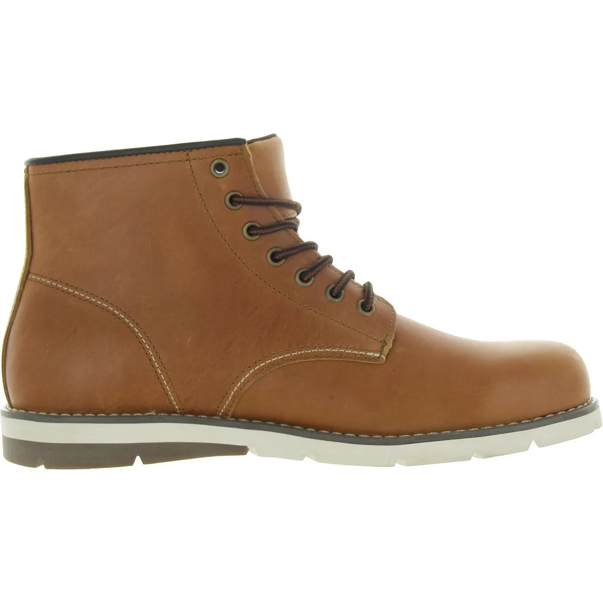 Mens Padded Insole Leather Combat & Lace-Up Boots