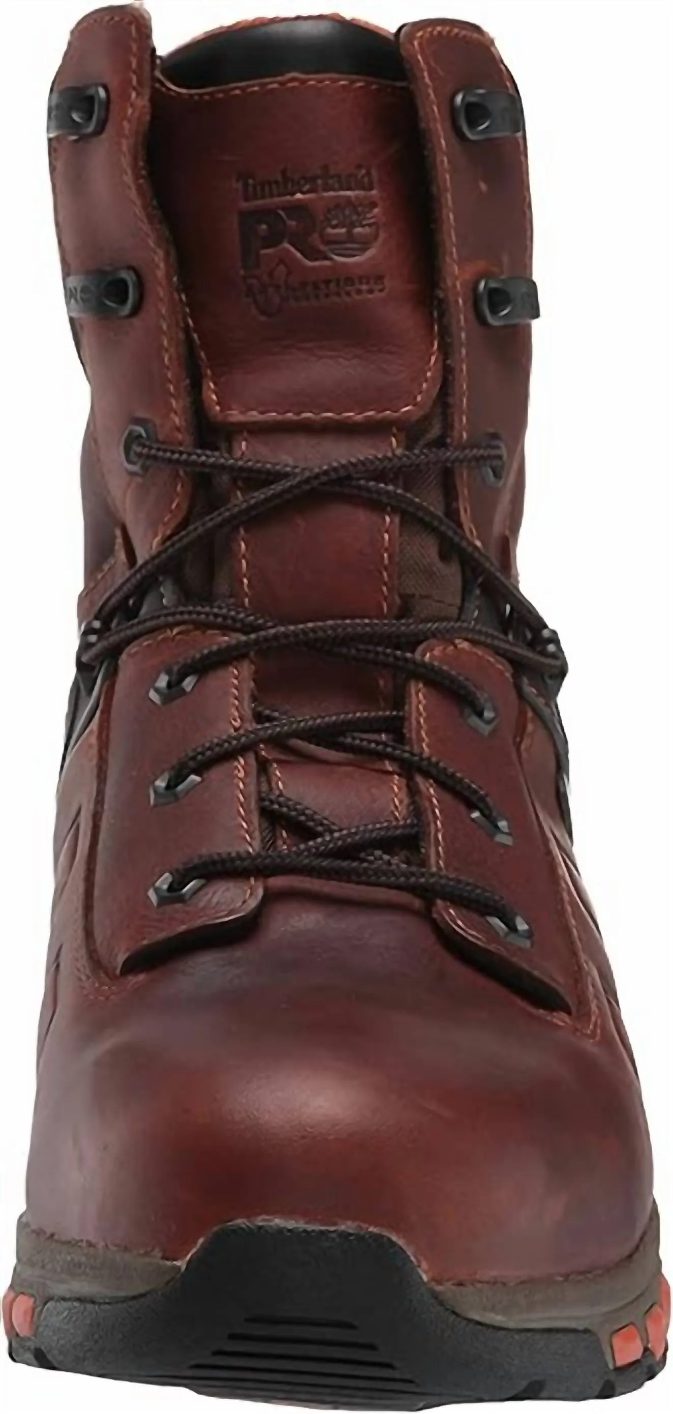 Men's Pro Hypercharge 8" Soft Toe Work Boots In Brown Teak Leather