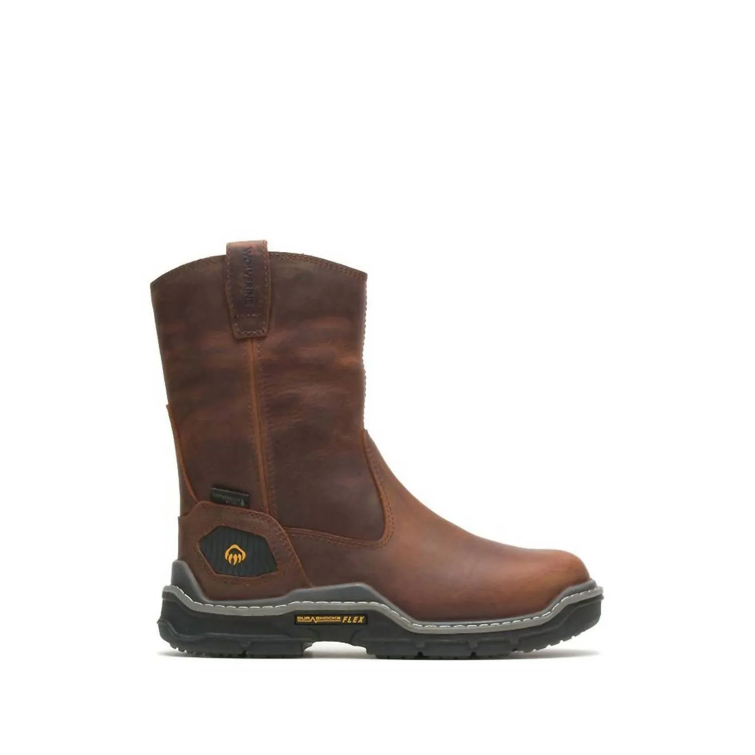 Men's Raider Durashocks Slip On Soft Toe Work Boots In Peanut