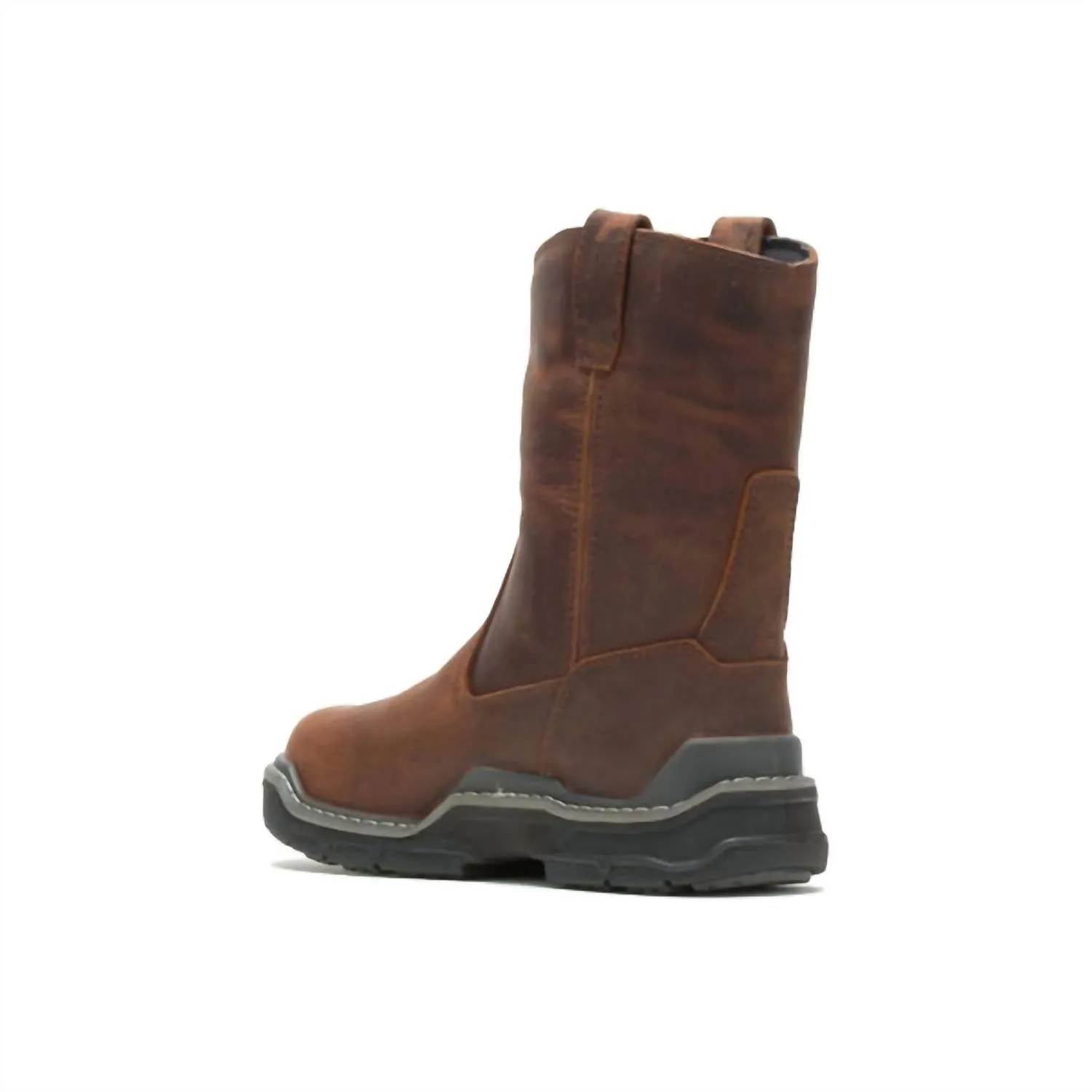 Men's Raider Durashocks Slip On Soft Toe Work Boots In Peanut