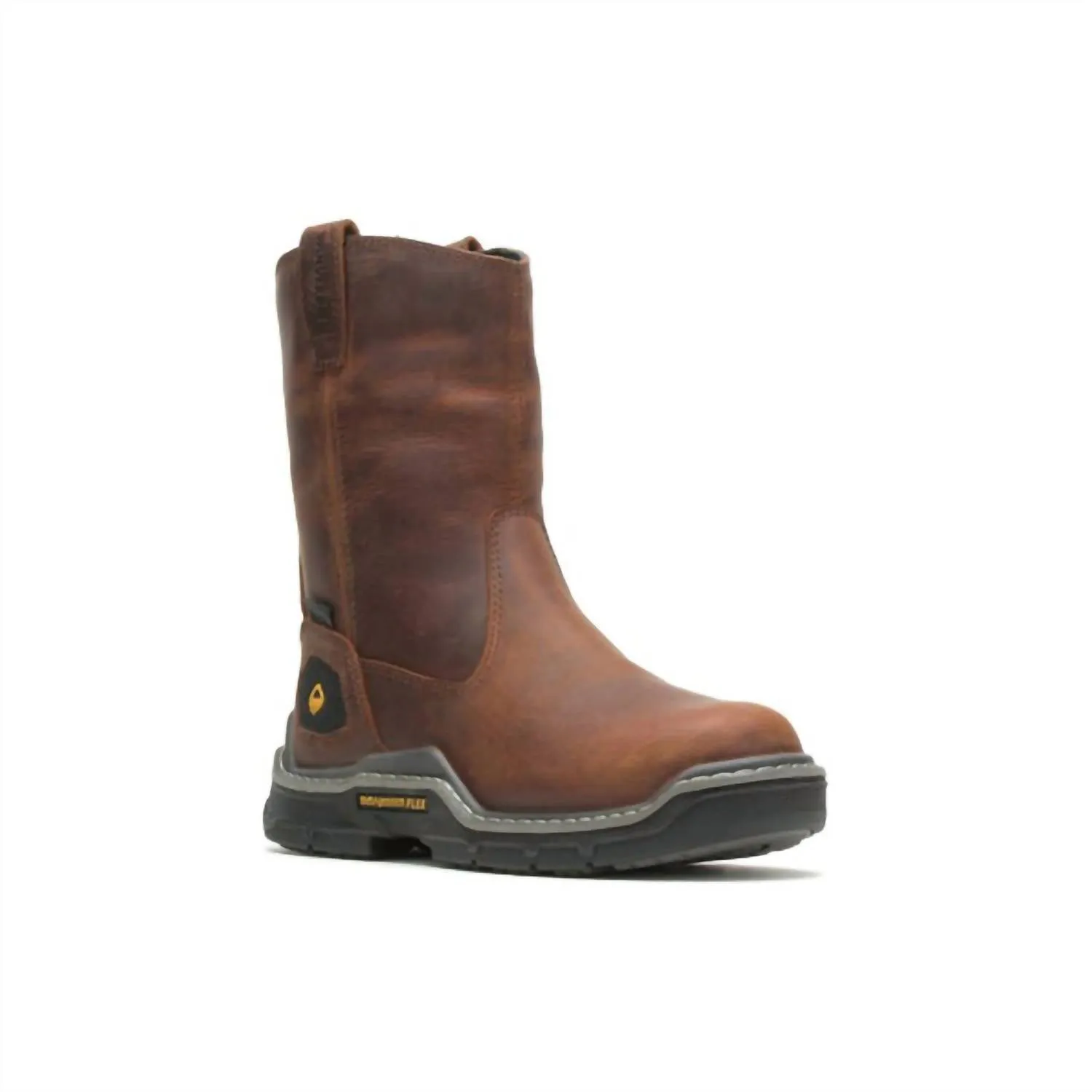 Men's Raider Durashocks Slip On Soft Toe Work Boots In Peanut
