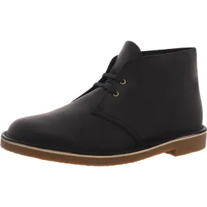 Mens Solid Man Made Chukka Boots