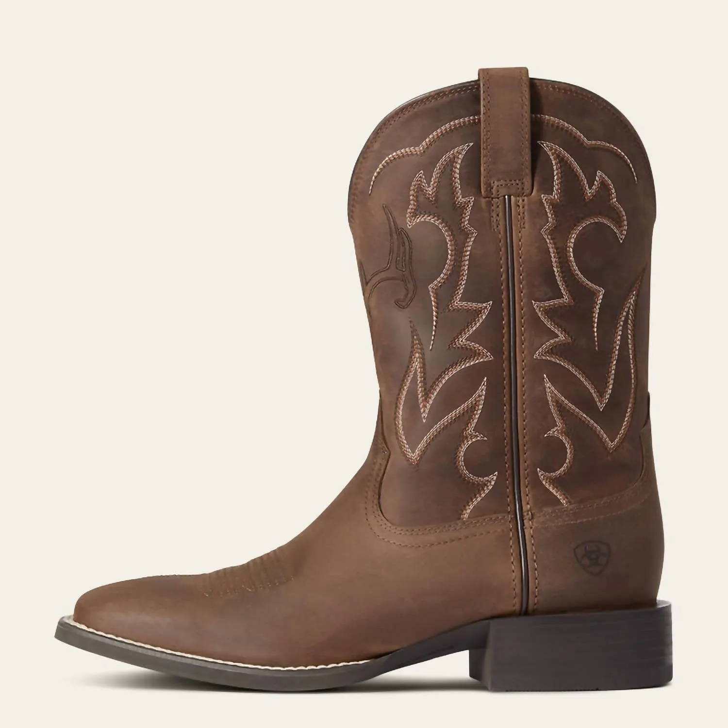 Men's Sport Outdoor Western Boot In Distressed Brown
