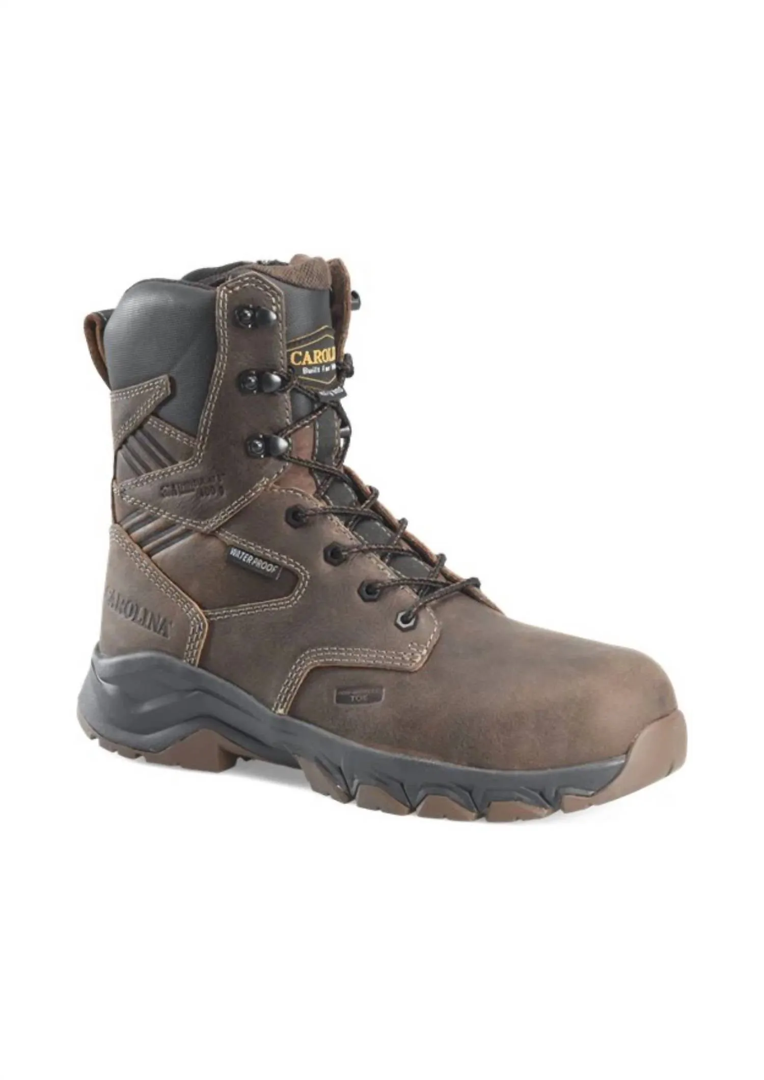Men's Subframe 8" Composite Toe Work Boots In Brown