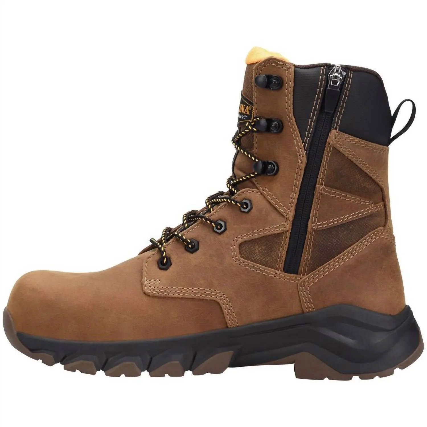 Men's Subframe Waterproof Work Boots In Brown