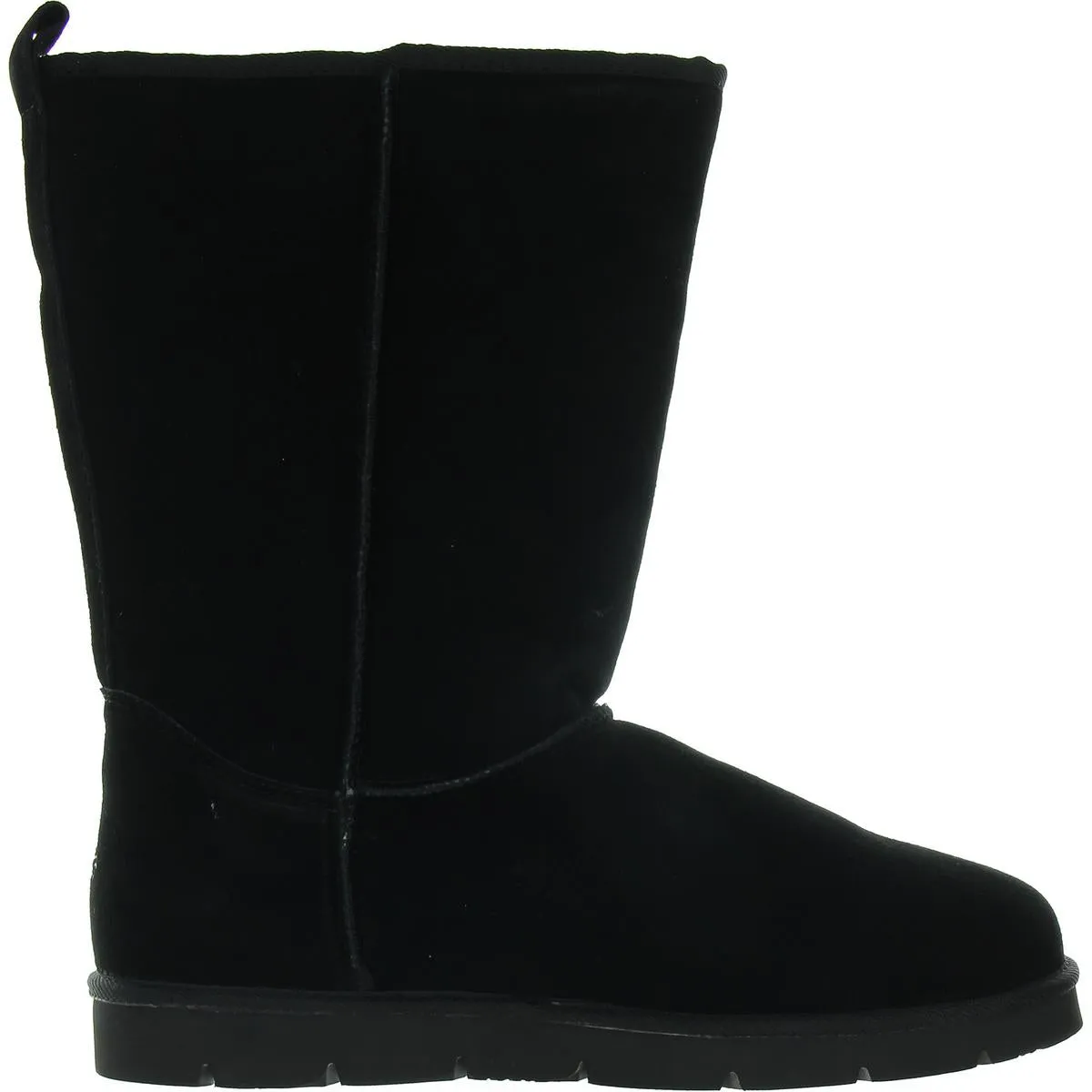 Mens Suede Fleece Lined Shearling Boots
