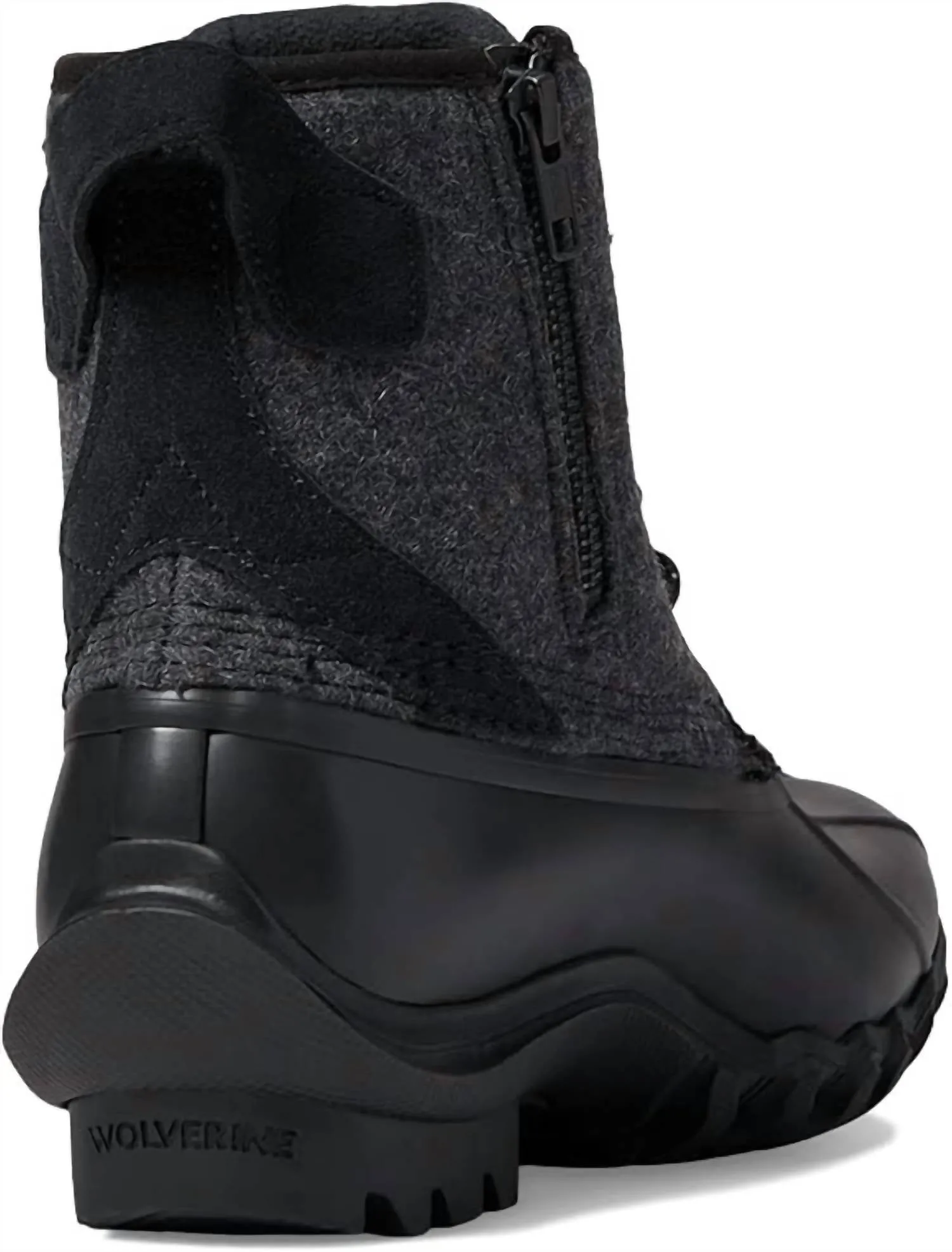 Men's Torrent Ankle Boots In Black Wool