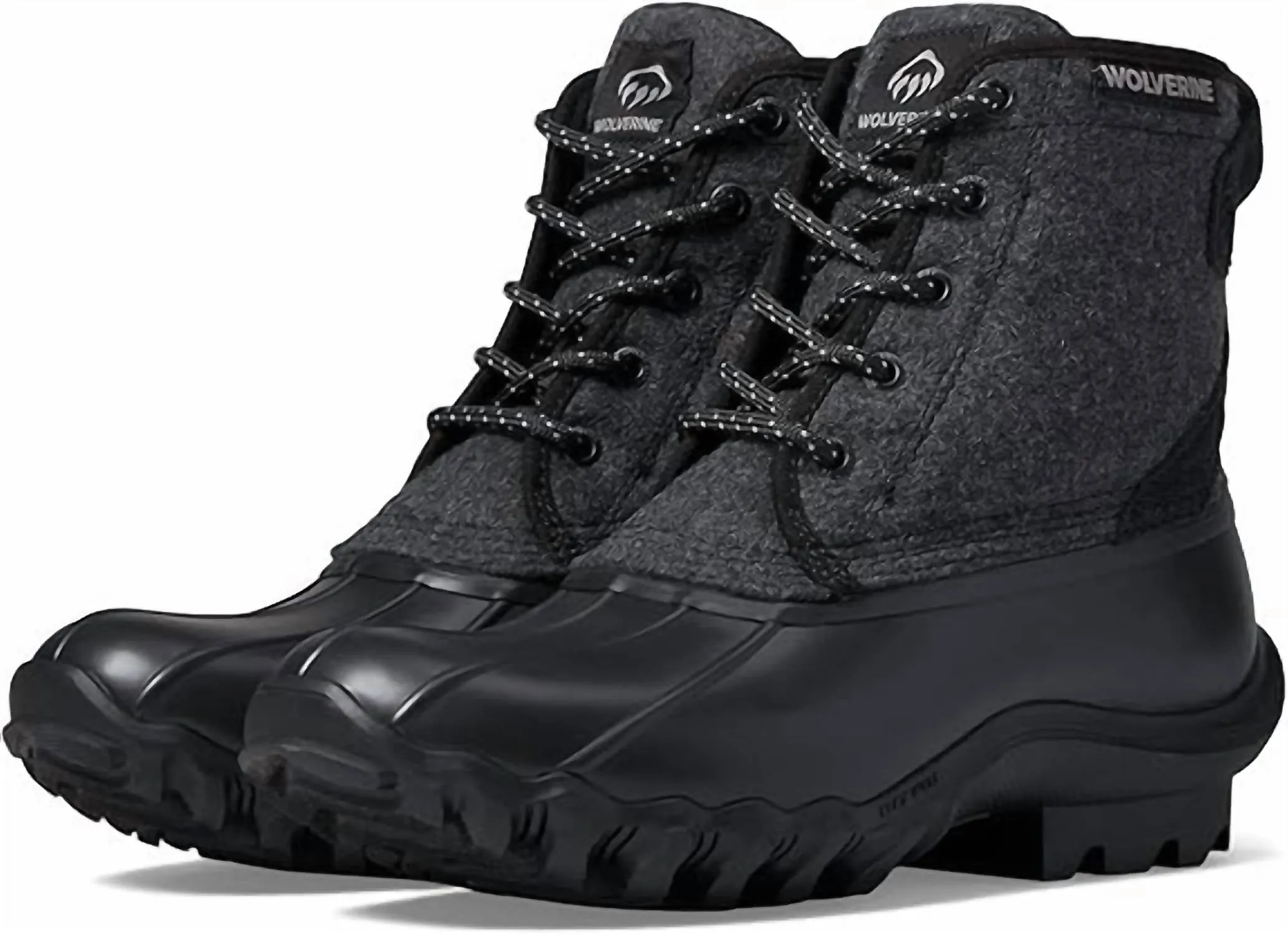 Men's Torrent Ankle Boots In Black Wool