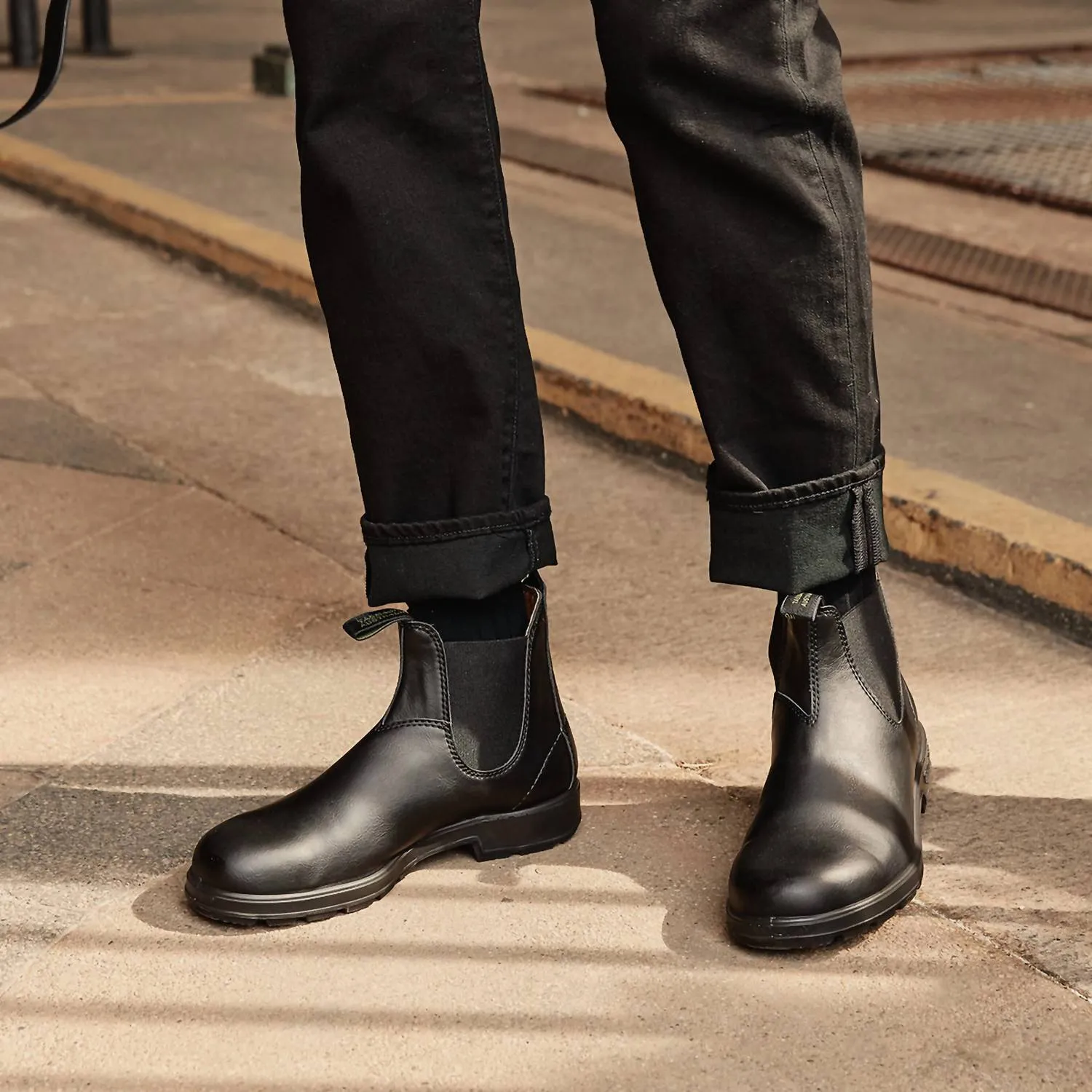 Men's Vegan Boots In Black