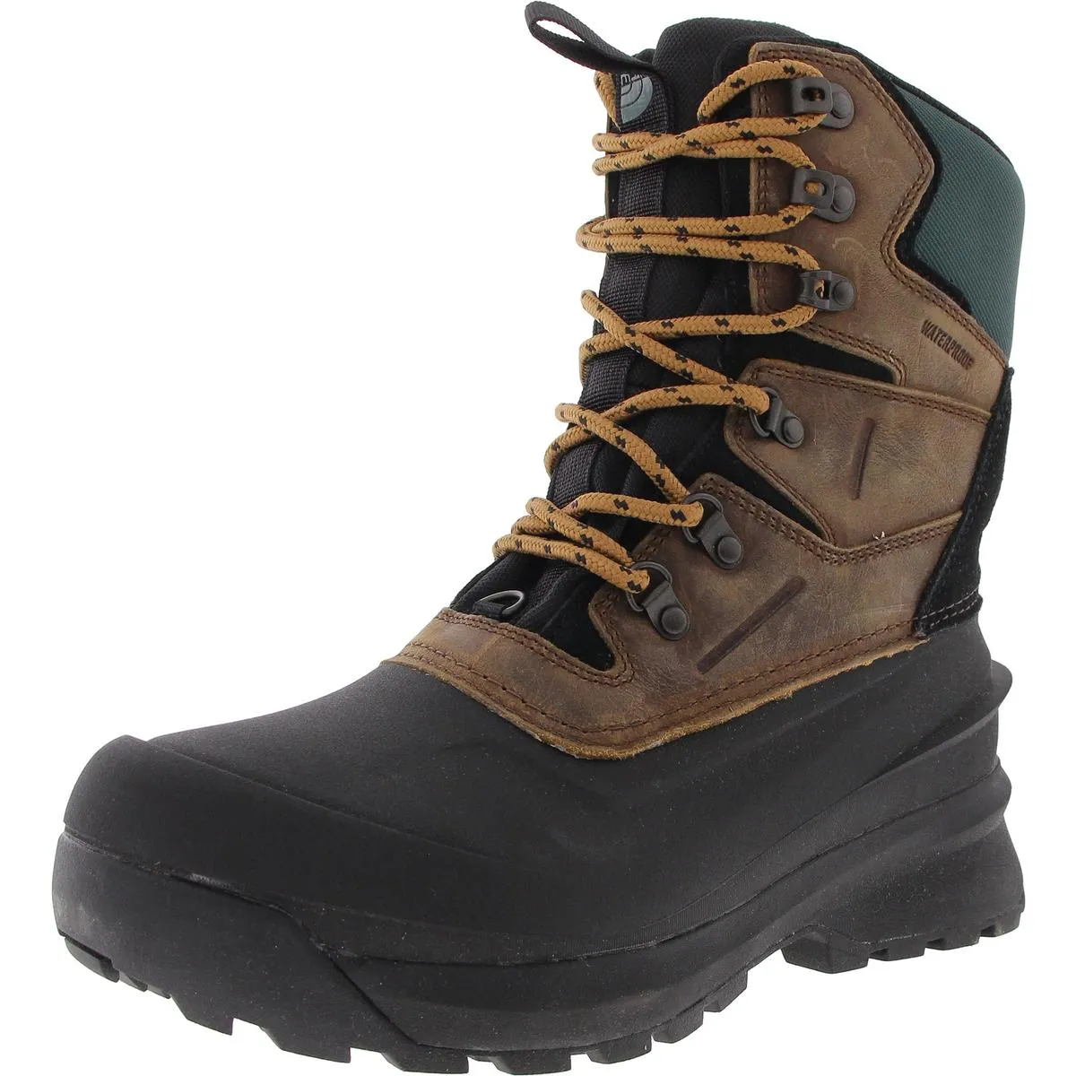 Mens Waterproof Leather Winter & Snow Boots