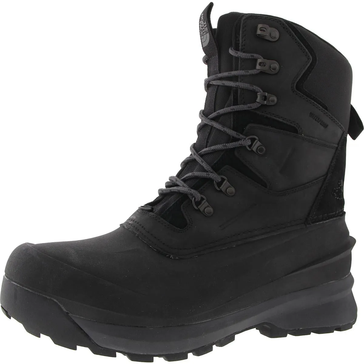 Mens Waterproof Leather Winter & Snow Boots