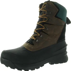 Mens Waterproof Leather Winter & Snow Boots
