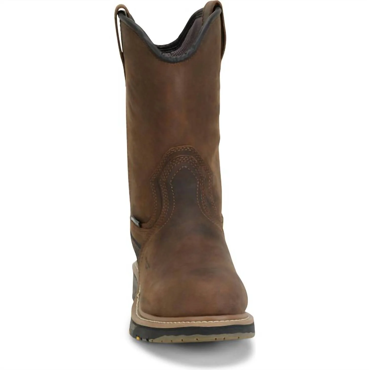 Men's Well X Workflex 10" Slip On Work Boots In Brown