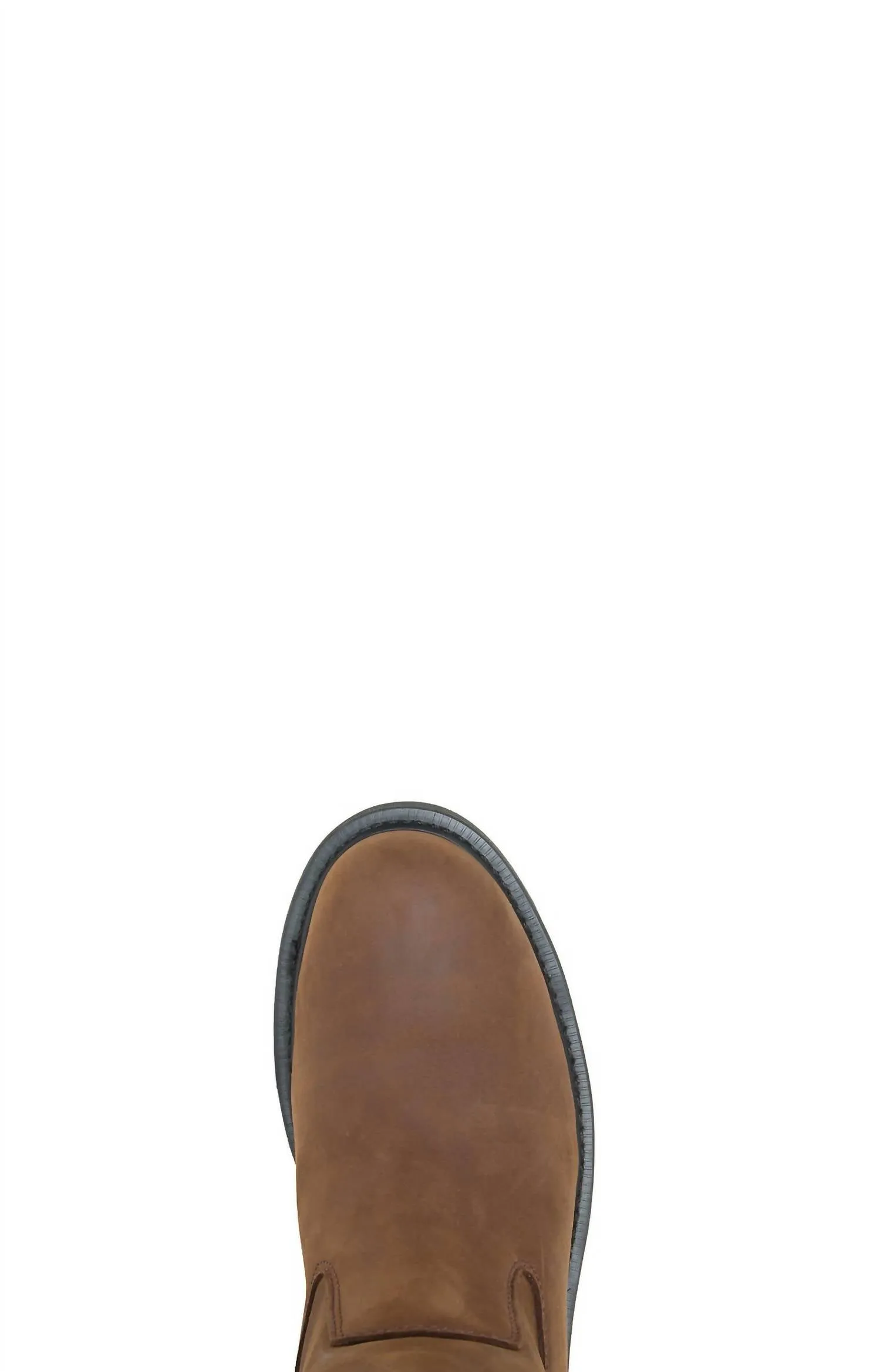 Men's Work Steel Toe Wellington Work Boot - Medium In Brown