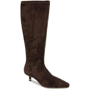 Meridith Womens Zipper Manmade Knee-High Boots
