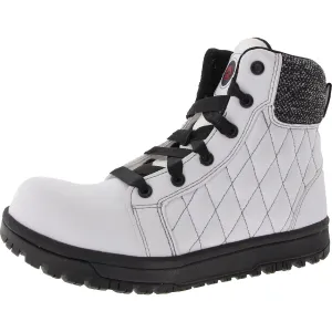 Metro Tall CN Womens Faux Leather Slip Resistant Work & Safety Boots