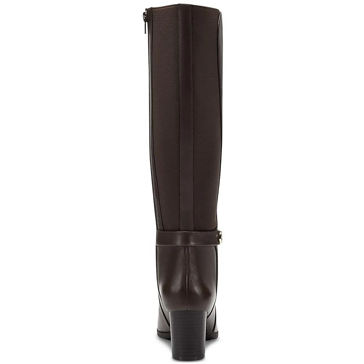 Mia Womens Leather Tall Knee-High Boots