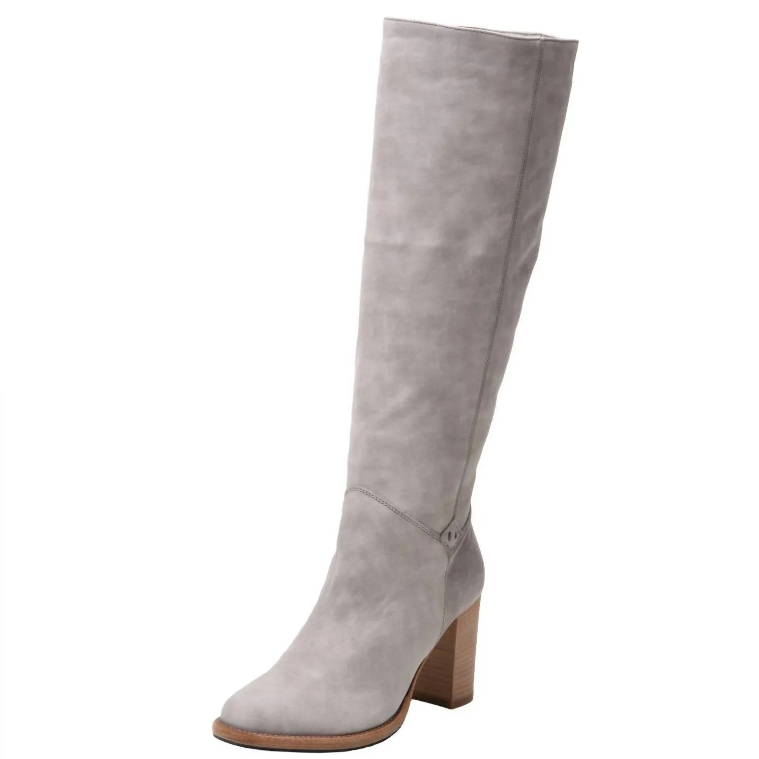Michela Weatherproof Leather Tall Boot In Morning Dove
