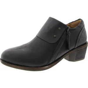Michelle Womens Comfort Insole Leather Ankle Boots