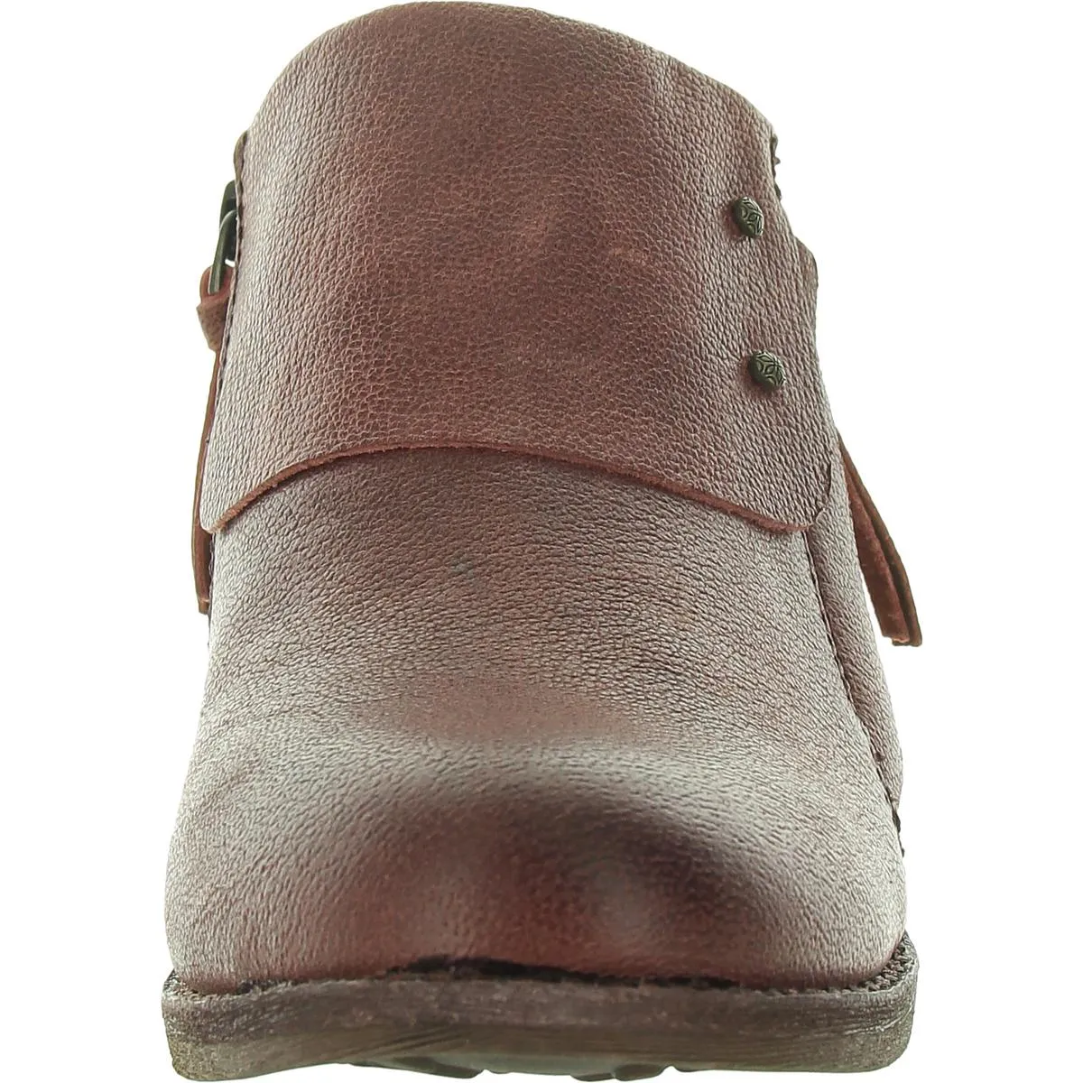Michelle Womens Comfort Insole Leather Ankle Boots