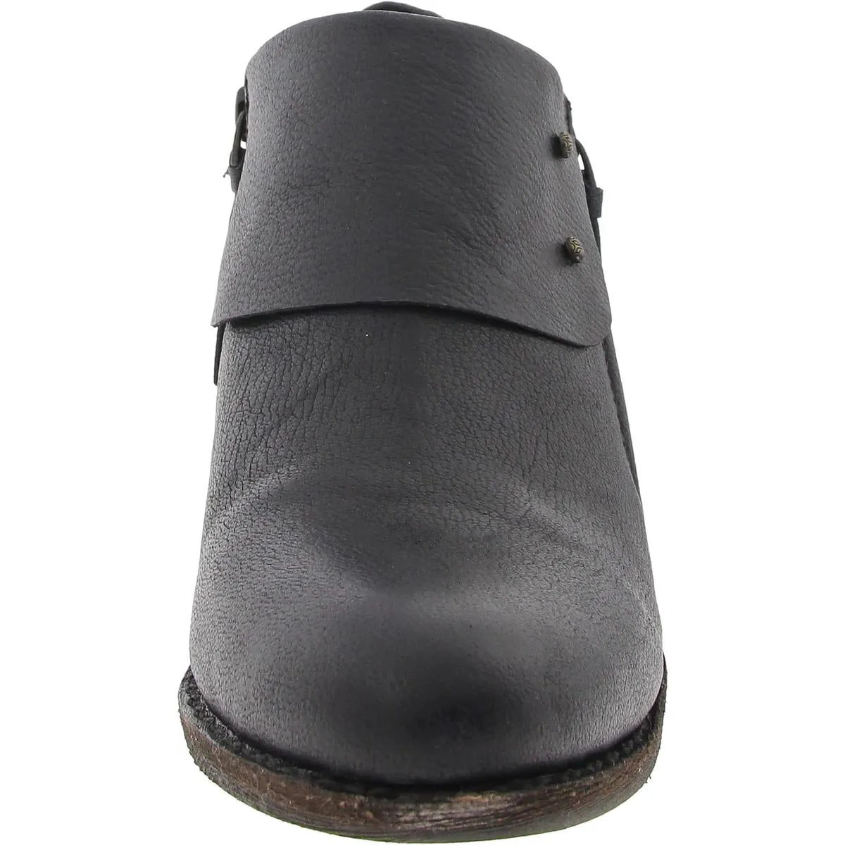 Michelle Womens Comfort Insole Leather Ankle Boots