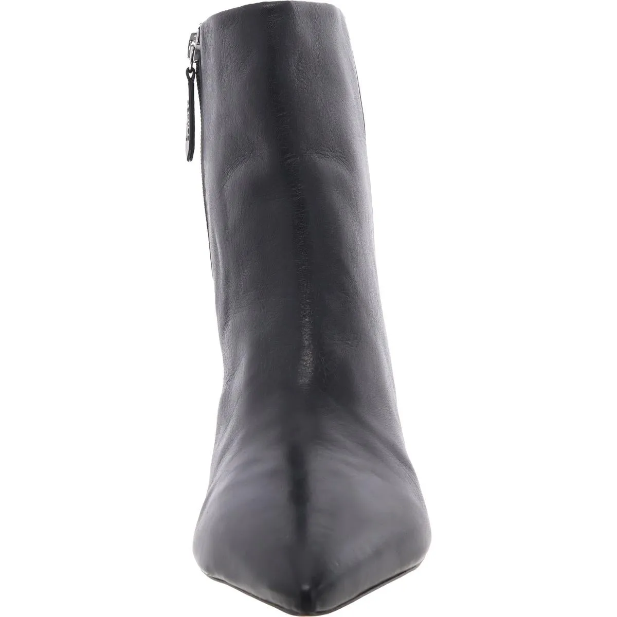 Mikki Mid Womens Zipper Leather Booties
