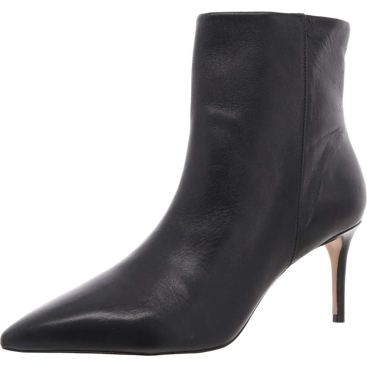 Mikki Mid Womens Zipper Leather Booties