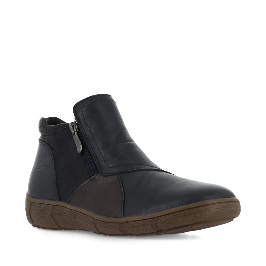 MITCHY - NAVY COMBO LEATHER