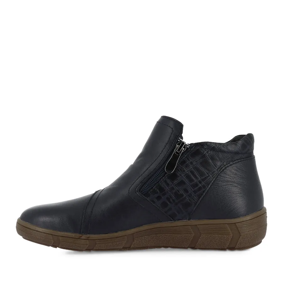 MITCHY - NAVY COMBO LEATHER